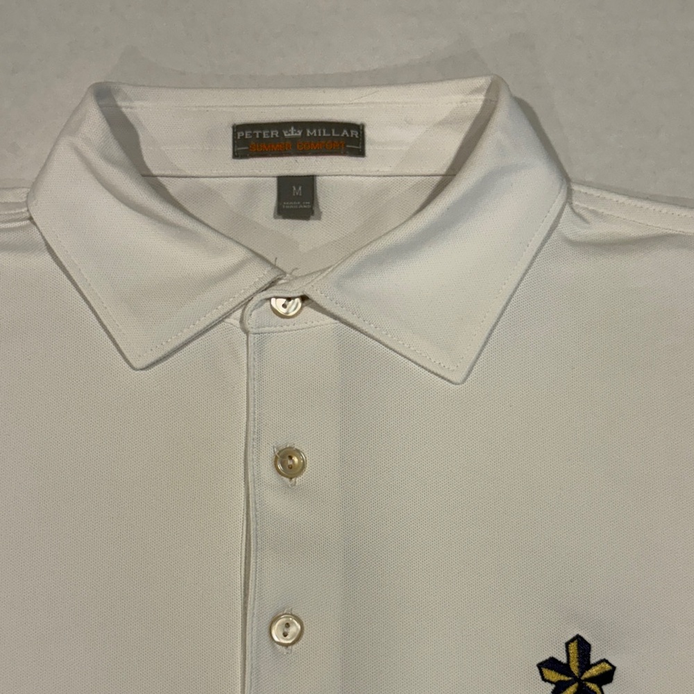 Peter Millar men’s summer comfort, performance mesh size, medium golf shirt